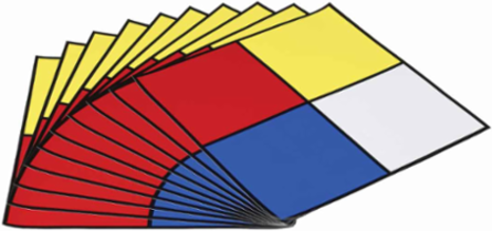 NFPA Diamond Labels, 15" H x 15" W x 0.004" D