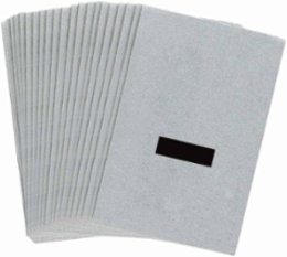 Reflective Number & Letter Labels, 1.5 Inch H x 1 Inch W, Pack of 25