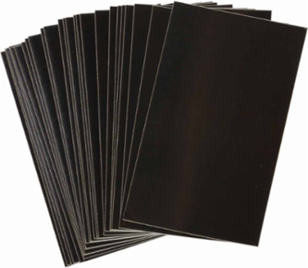 Reflective Number & Letter Labels, 1.5 Inch x 1 Inch, Pack of 25, Outdoor Use