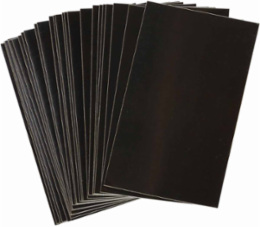 Reflective Number & Letter Labels, 1.5 Inch x 1 Inch, Pack of 25, Outdoor Use