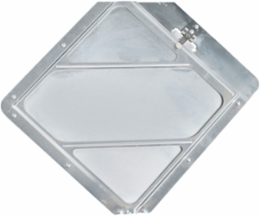 SLIDE-IN PLACARD HLDR,2 CLIPPED CORNERS, 10.75" H x 10.75" W