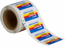 HEALTH FLAMMABILITY INSTABILITY PROTECTIVE EQUIPMENT Labels, 1.875" H x 3" W x 0.0038" D
