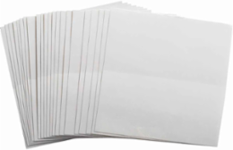 Overlaminate Label, 4.5" H x 4.5" W, Pack of 100