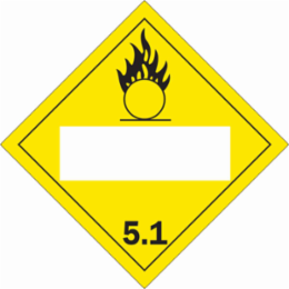Sign 10.75 Inch H x 10.75 Inch W, Durable Vinyl, Black/Yellow on White