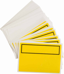 Blank Right-To-Know Chemical Labels, 3.5 Inch H x 5 Inch W, Paper/Polyester