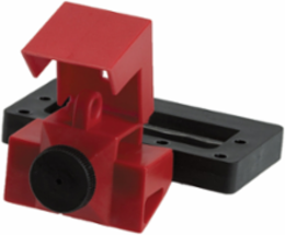 Oversized Clamp-On Breaker Lockout Device, 480/600V, Fits Breakers Up to 2-1/4 Inch Wide