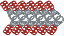 Steel Group Hasps, 1" Diameter Jaws, Pack/12