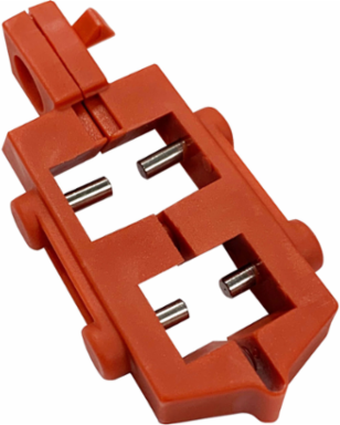 120V Snap-On Breaker Lockout Device, 30.23 mm Width, 54.36 mm Height, Nylon Material