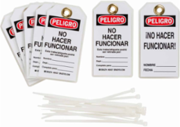 Lockout Tagout Tags - Heavy Duty Polyester