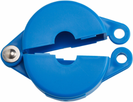 Gate Valve Lockout Device, Polypropylene, 4.72 Inch Width, 1.41 Inch Height