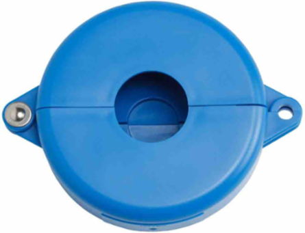 Gate Valve Lockout Device, Hinged, 5.2 Inch Diameter, For OS&Y Valves