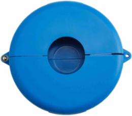 Gate Valve Lockout Device, Polypropylene, 12.53 Inch Lockout Width, Hinged Design
