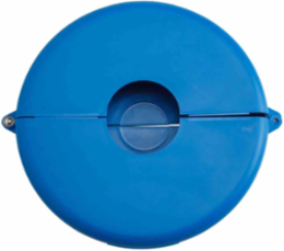 Gate Valve Lockout Device, Polypropylene, 4.11 Inch Knockout, 3 Inch Height