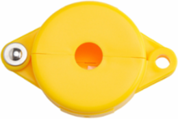 Gate Valve Lockout Device, 120.10 mm x 80.00 mm x 35.90 mm, Polypropylene, Hinged