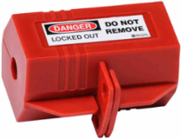 Electrical Plug Lockout Device, Accommodates Up to 1.7 Inch Diameter Plugs, Polypropylene