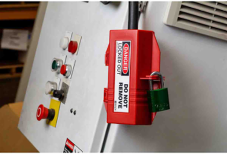 Electrical Plug Lockout Device, 6.69 in Length x 2.99 in Diameter, Polypropylene