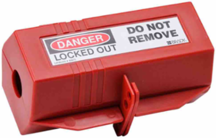 Electrical Plug Lockout Device, 6.69 in Length x 2.99 in Diameter, Polypropylene