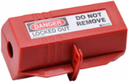Electrical Plug Lockout Device, 6.69 in Length x 2.99 in Diameter, Polypropylene