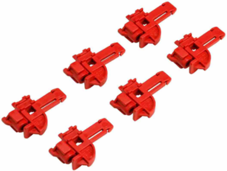 Fuse Lockout Devices, 6/Pack, Fuse Size .406"