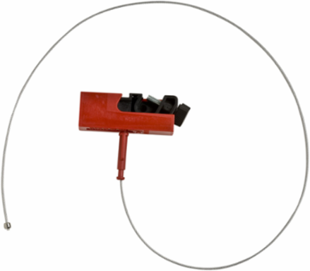 Clamp-On Lockout w/2" Cable, 6/Pack