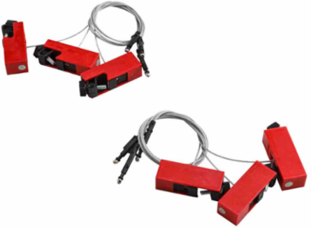 Clamp-On Lockout w/2" Cable, 6/Pack