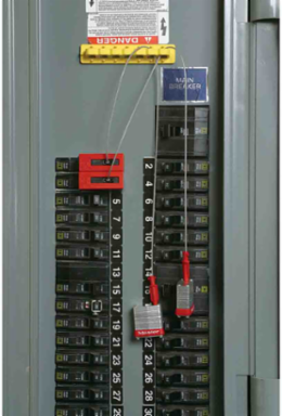 EZ Paneloc™ SNAP-ON Circuit Breaker Lockout System Kit - Snap-On Lockout Device with Lock Rails, 2/Pack