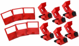 Breaker Lockout Device - Clamp-On, 0.31 Inch Shackle, 480/600 V, 6 Piece Pack