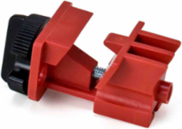 Universal Multi-Pole Breaker Lockout, 1.05 Inch H x 1.25 Inch W x 2.25 Inch D, Red