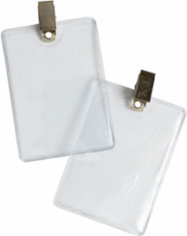 Clip-on Badge Holder, Pack of 100 Each