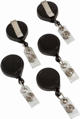 Retractable Card Reel, Pack of 25 Each