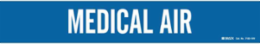 MEDICAL AIR Pipe Marker, 4" H x 24" W, Fits Pipes 8" Dia. or Larger