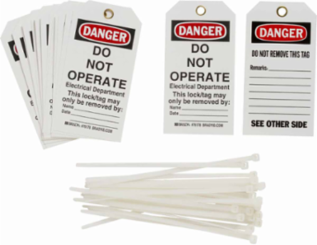 Tags: DANGER: DO NOT OPERATE ELECTRICAL DEPARTMENT Signed BY: DATE: