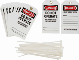 Tags: DANGER: DO NOT OPERATE MAINTENANCE DEPARTMENT Signed BY: DATE: