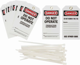 Tags: DANGER: DO NOT OPERATE PRODUCTION DEPARTMENT Signed BY: DATE: