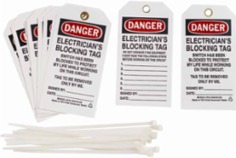 Lockout Tagout Tags - Economy Polyester
