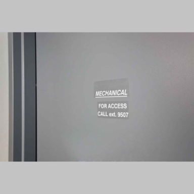 GlobalMark Series Hi-Performance Polyester Labels, 4" W x 100' L, Clear