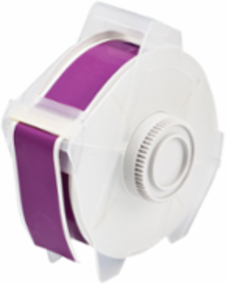 GlobalMark Series Hi-Performance Polyester Labels, 1.125" W x 100' L, Purple