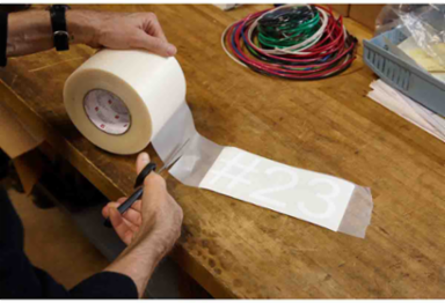 GlobalMark Series Label: Transfer Tape, Translucent , 4.25" W x 300' L, Translucent White