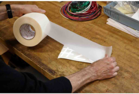 GlobalMark Series Label: Transfer Tape, Translucent , 4.25" W x 300' L, Translucent White