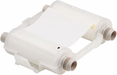 GlobalMark Series R10000 Printer Ribbon, Roll of 200', White, 4.11" W x 200' L