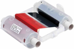 GlobalMark Series R10000 Printer Ribbon, Black/Red, 4.11" W x 200' L, 16" Paneled Ribbon