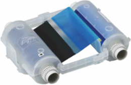 GlobalMark Series R10000 Printer Ribbon, Black/Blue, 4.11" W x 200' L, 8" Paneled Ribbon