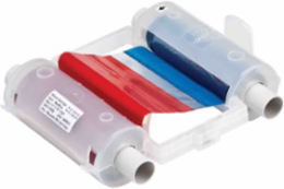 GlobalMark Series R10000 Printer Ribbon, Roll of 200', Blue/Red, 4.11" W x 200' L