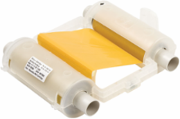 GlobalMark Series R10000 Printer Ribbon, Black/Blue/Red/Yellow, 4.11" W x 200' L, 16" Paneled Ribbon
