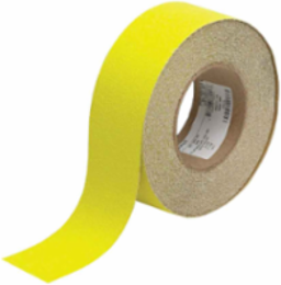 Anti-Skid Tape - Grit-Coated Polyester, 2 Inch x 60 ft, Yellow, Permanent Adhesive