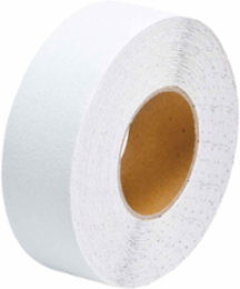 Anti-Skid Tape - 2 Inch x 60 ft, Grit-Coated Polyester, White, Permanent Acrylic Adhesive