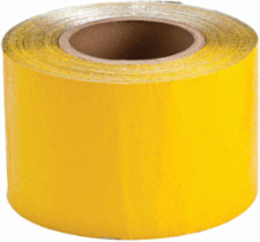 Economy Pavement Marking Tape, Foil-backed Vinyl, Yellow, 4" x 150'