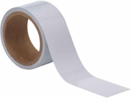 Marking Tape Roll - Reflective Vinyl, Solid Color, White, 2" x 5 Yds