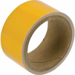 Marking Tape Roll - Reflective Vinyl, Solid Color, Yellow