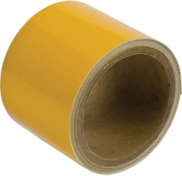 Marking Tape Roll - Reflective Vinyl, Solid Color, Yellow